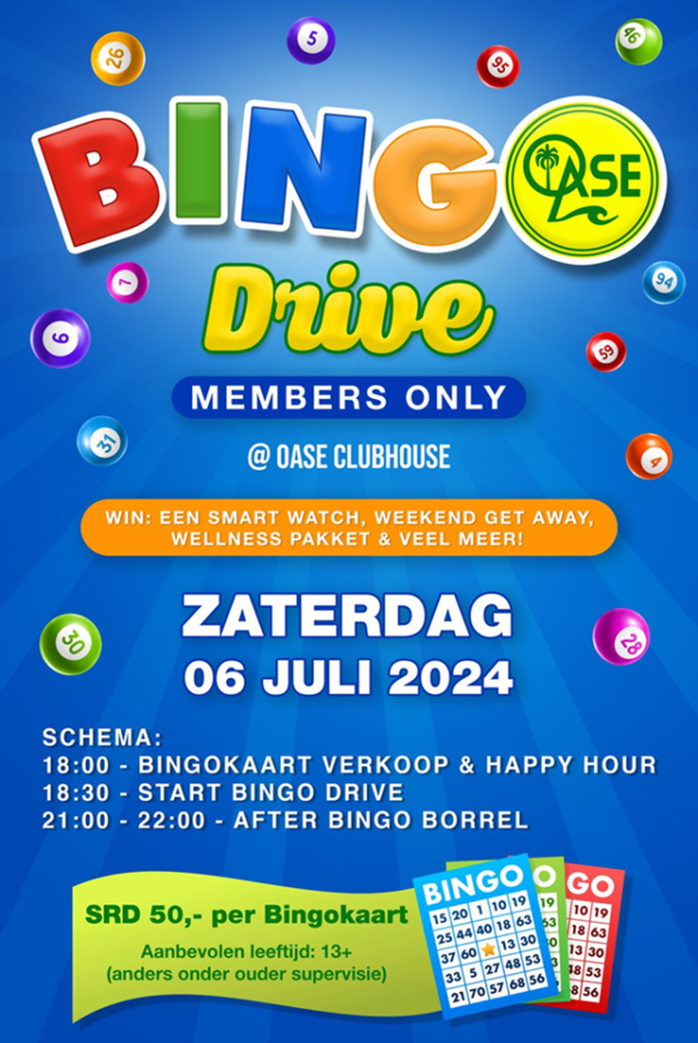 Oase bingo drive