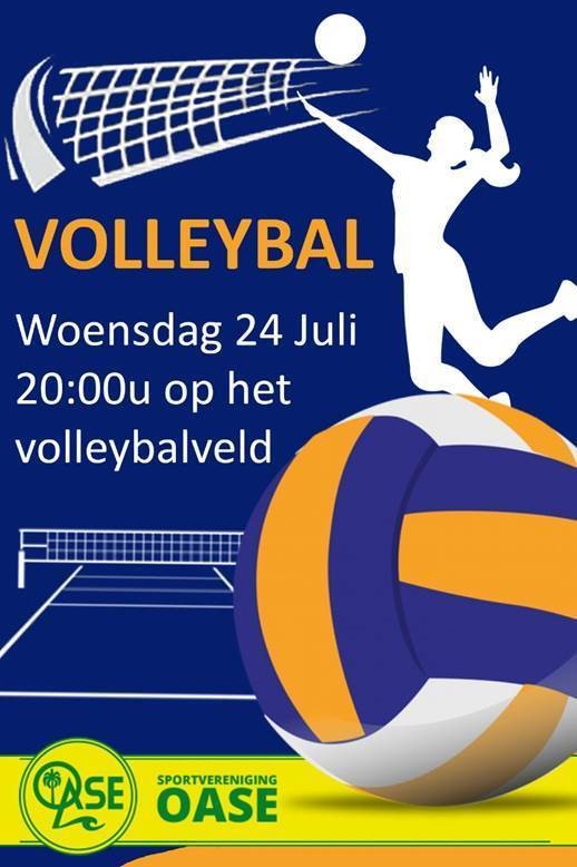 Volleyballen op Oase