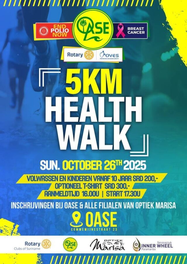 Jaarlijkse 5KM Health Walk
