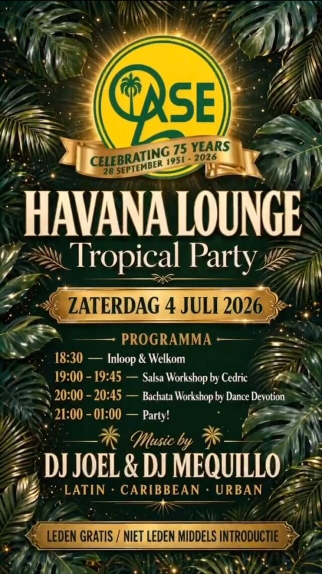 🌴✨ HAVANA LOUNGE – Tropical Party | Jubileum Editie ✨🌴